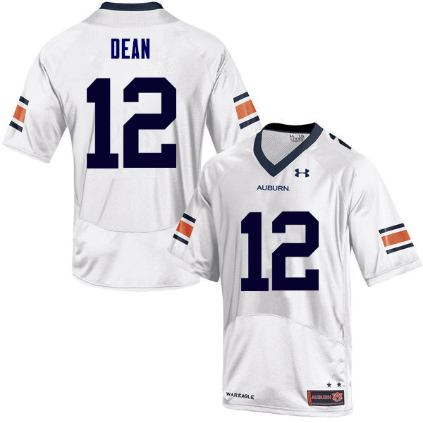 Auburn Tigers Men's Jamel Dean #12 White Under Armour Stitched College NCAA Authentic Football Jersey BPE0174IJ